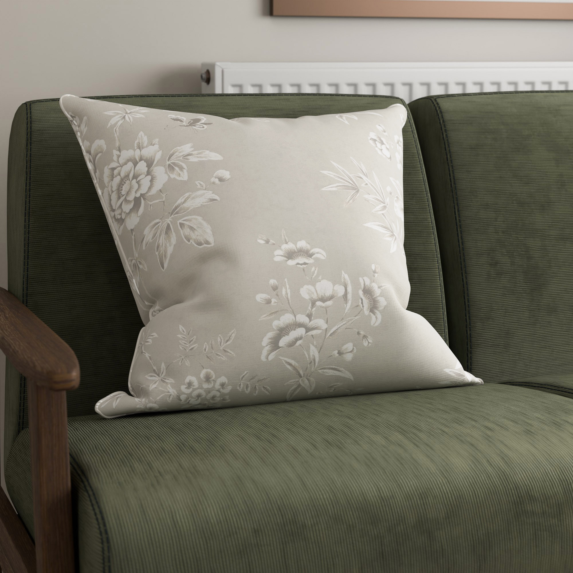 Laura Ashley Rowsham Natural Cushion