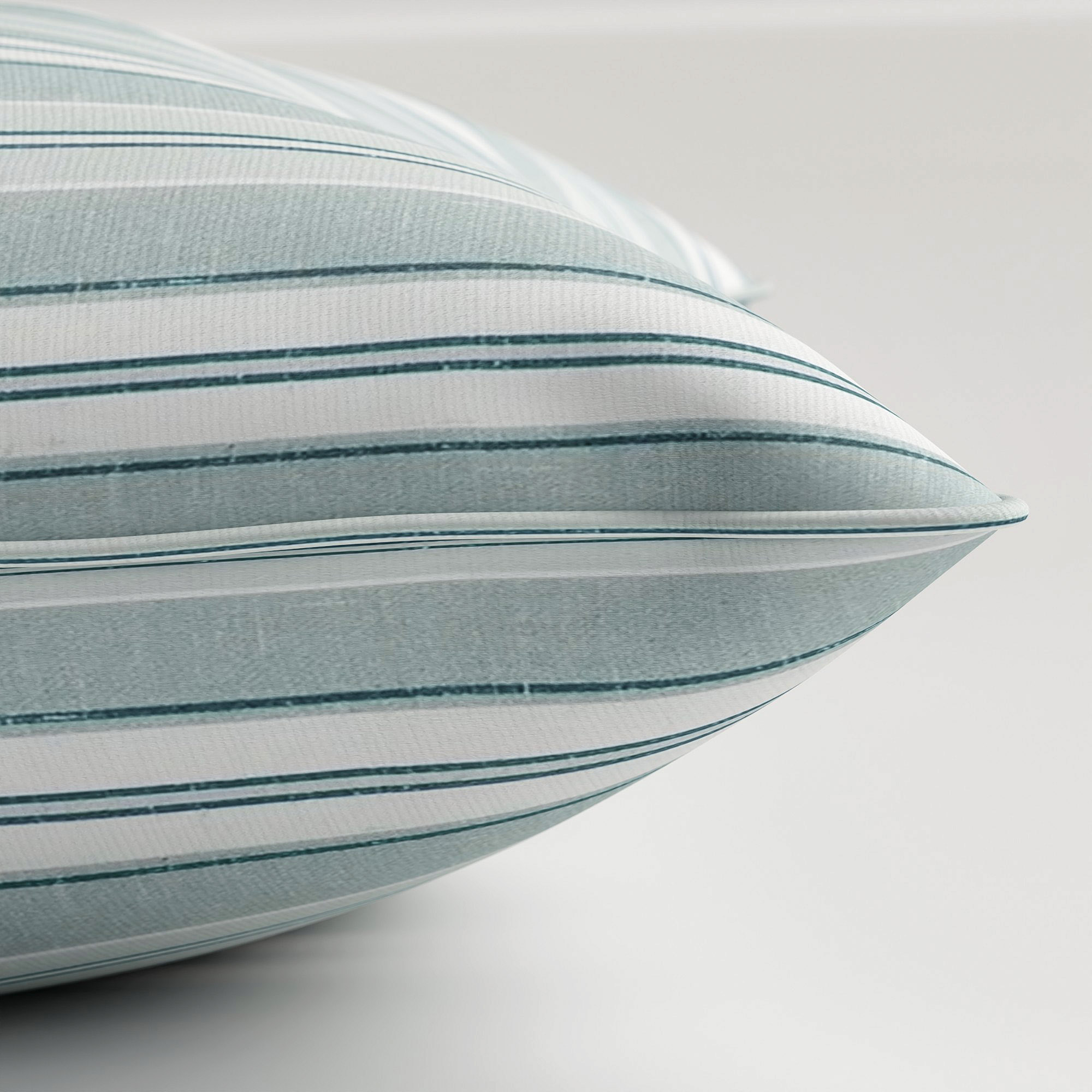 Laura Ashley Suffolk Stripe Eucalyptus Cushion - Image 4
