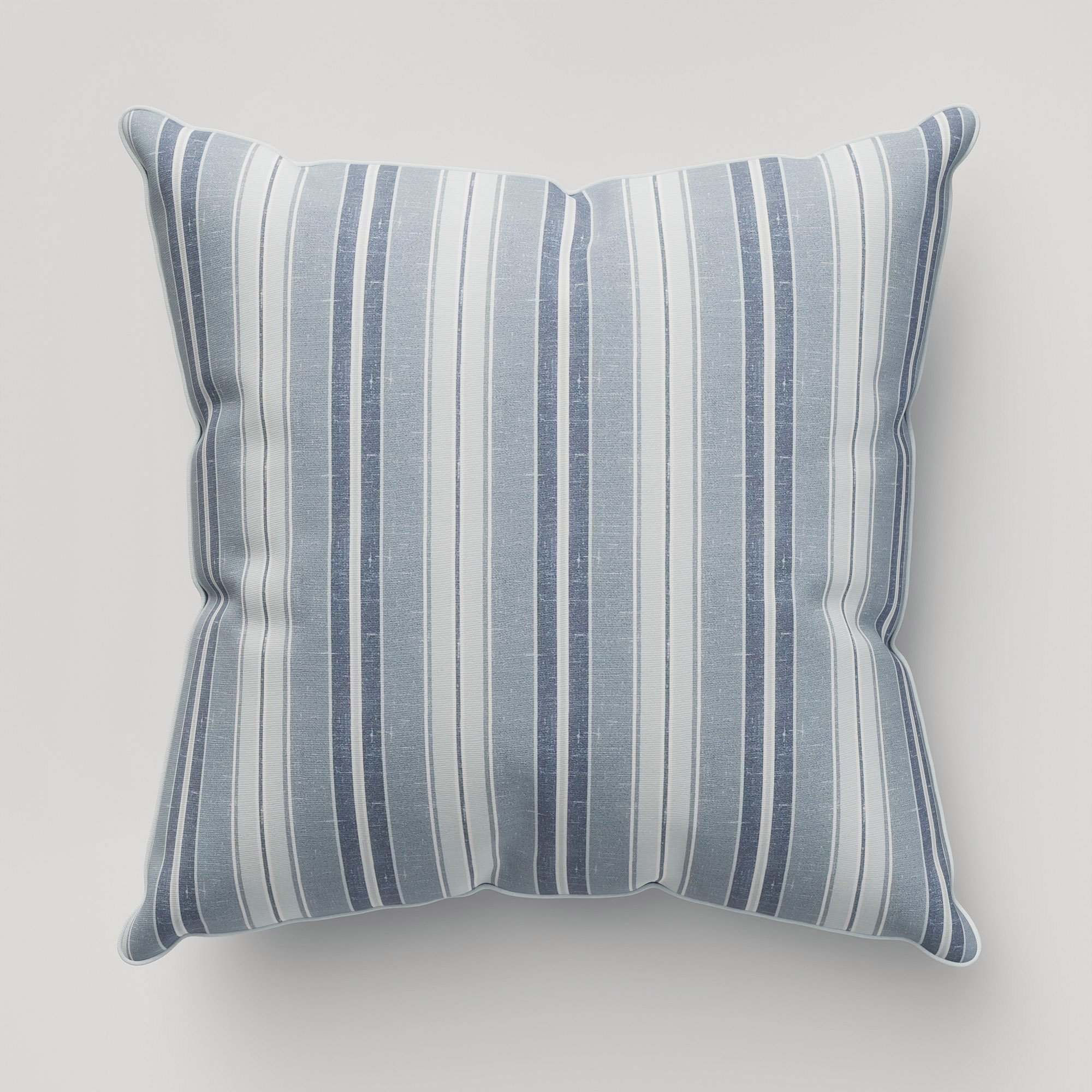 Laura Ashley Suffolk Stripe Seaspray Cushion - Image 2
