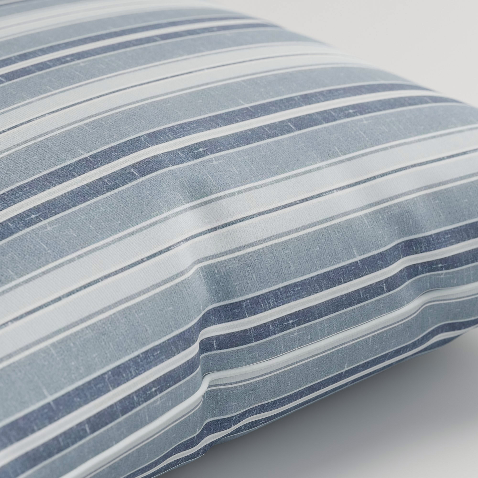 Laura Ashley Suffolk Stripe Seaspray Cushion - Image 3