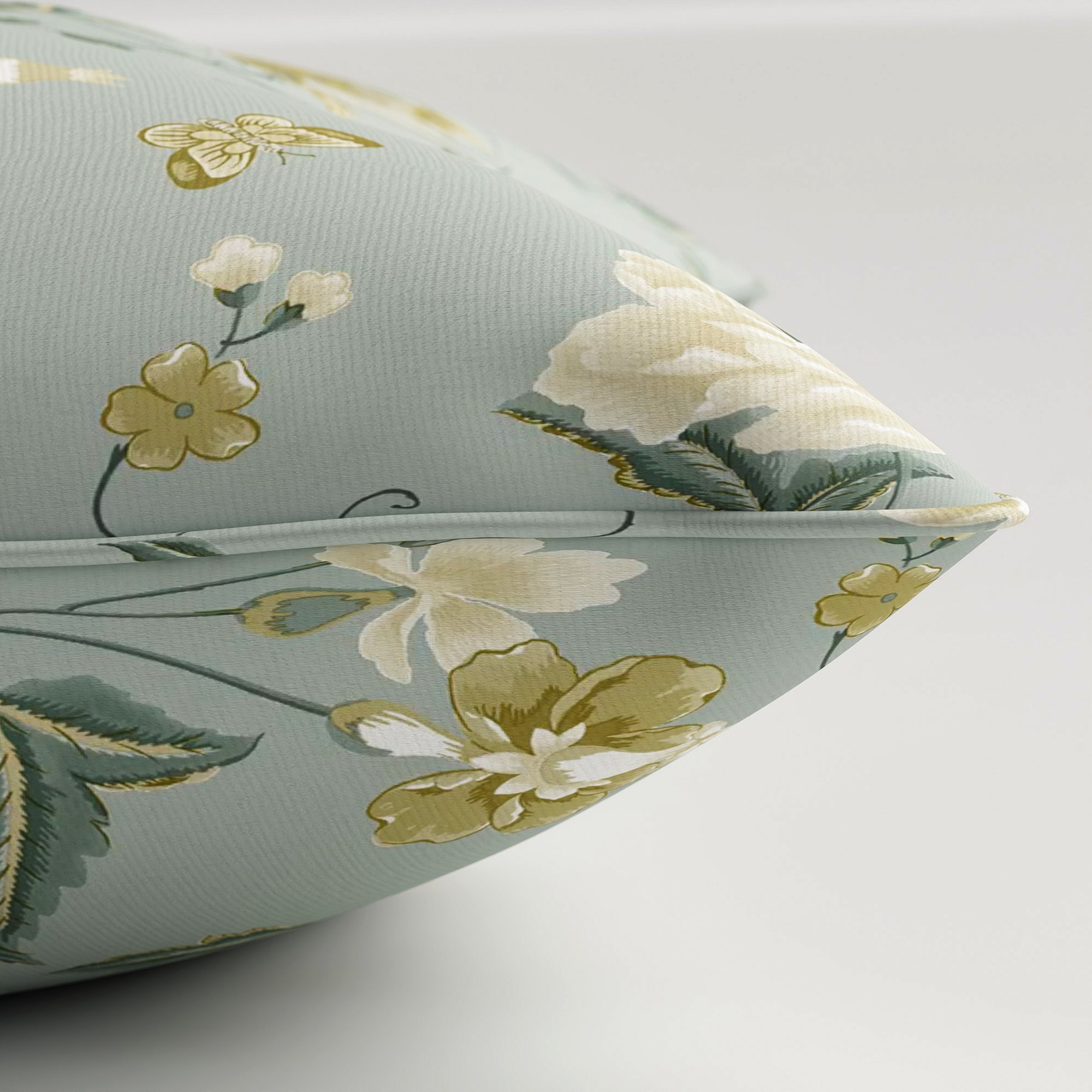 Laura Ashley Summer Palace Jade Green Cushion - Image 4