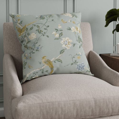 Laura Ashley Summer Palace Jade Green Cushion