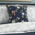 Laura Ashley Summer Palace Midnight Blue Cushion