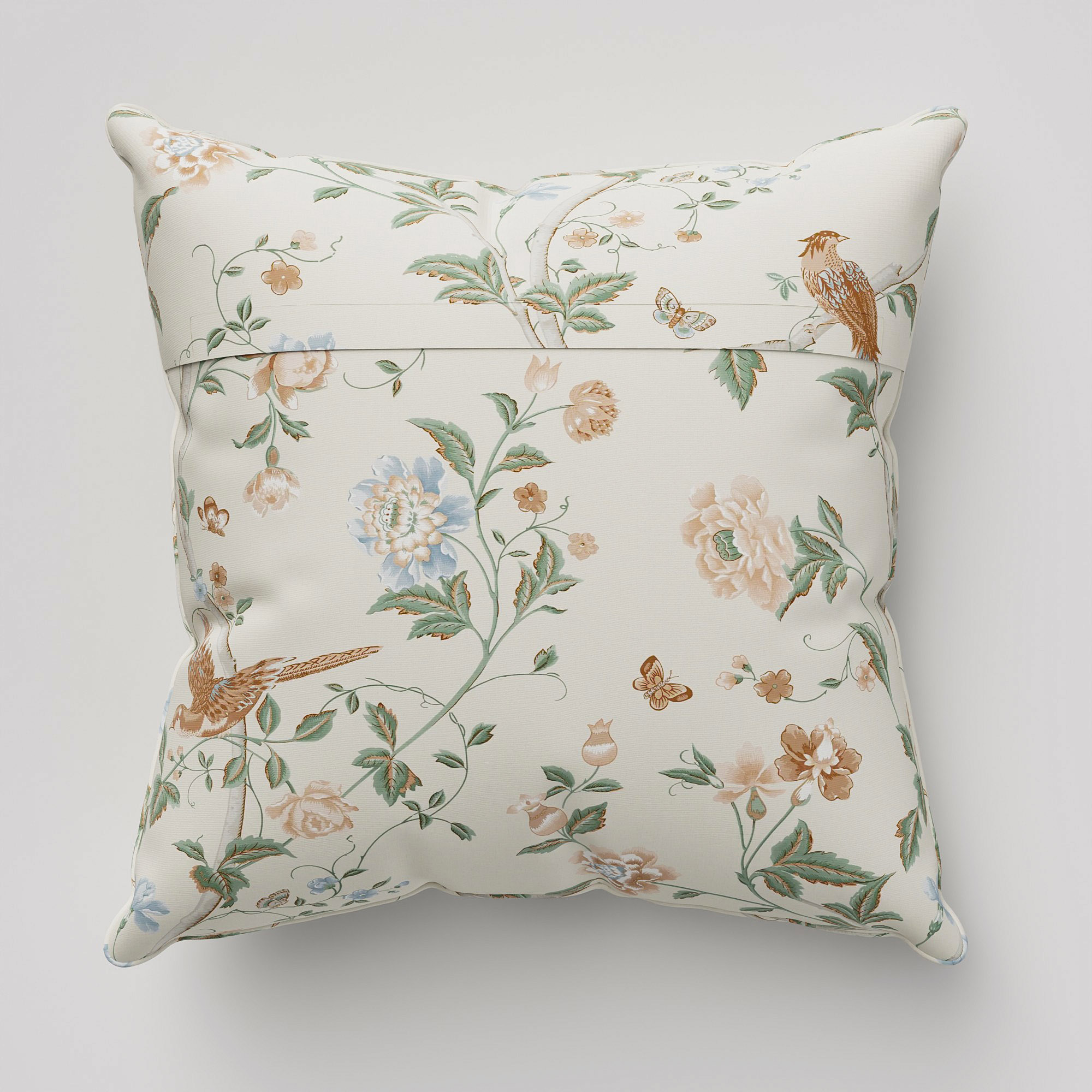 Laura Ashley Summer Palace Sage Apricot Cushion - Image 5