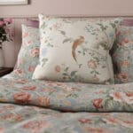 Laura Ashley Summer Palace Sage Apricot Cushion