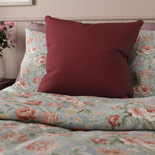 Laura Ashley Swanson Dark Cranberry Cushion