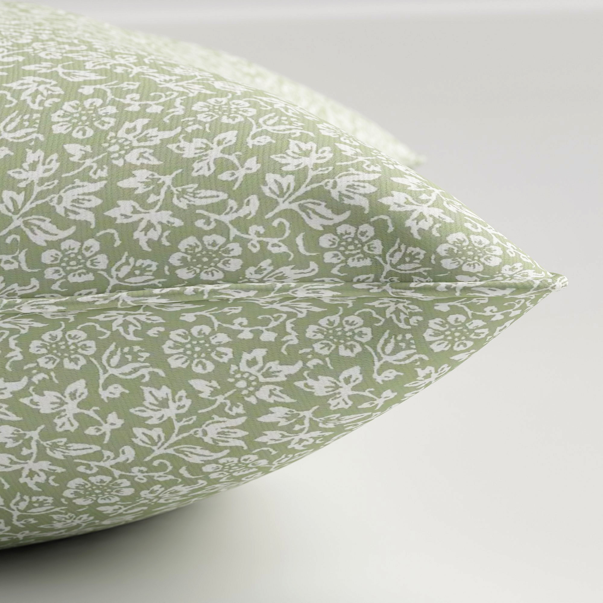 Laura Ashley Sweet Alyssum Moss Green Cushion - Image 4