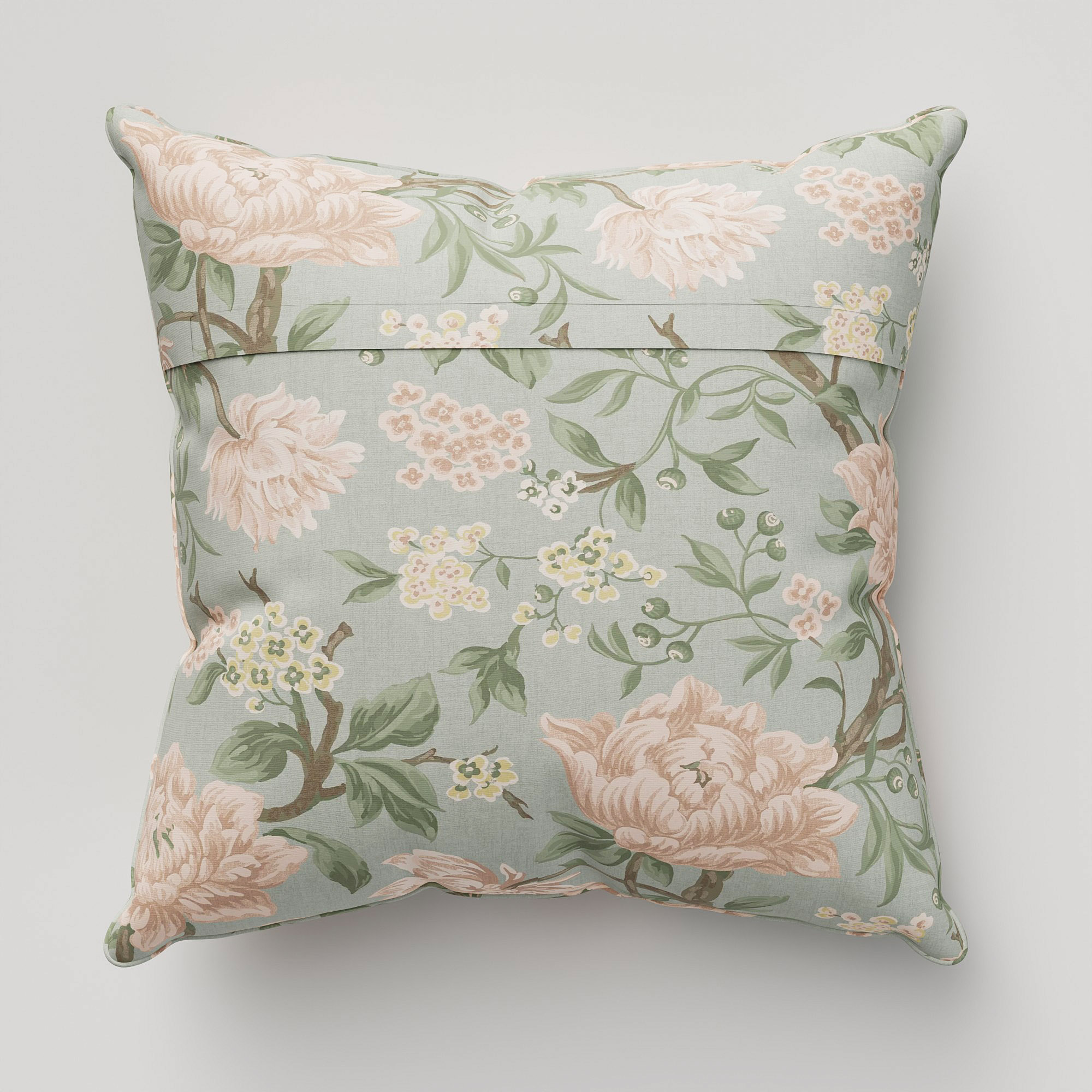 Laura Ashley Tapestry Floral Chenille Blush Cushion - Image 5