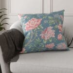 Laura Ashley Tapestry Floral Dusky Seaspray Cushion
