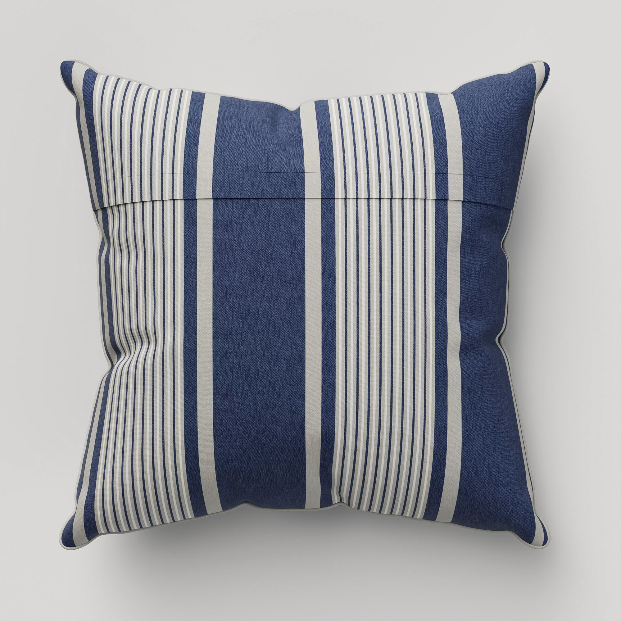 Laura Ashley Tiverton Stripe Midnight Cushion - Image 5