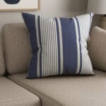 Laura Ashley Tiverton Stripe Midnight Cushion