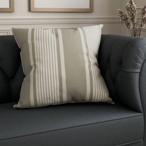 Laura Ashley Tiverton Stripe Steel Cushion