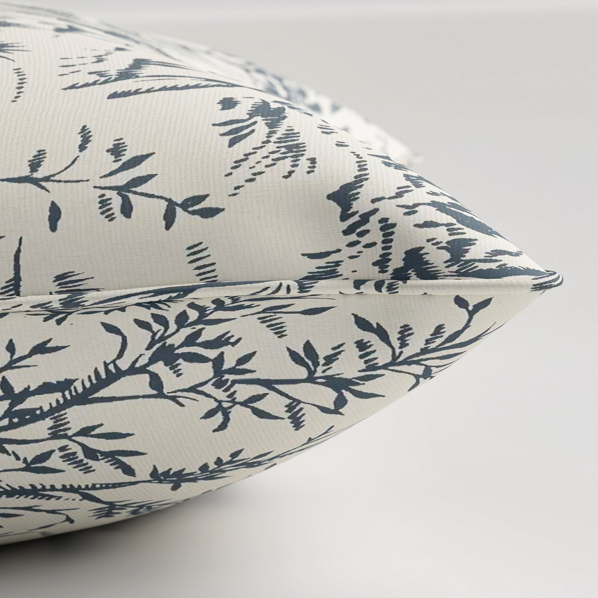 Laura Ashley Toile De Jouy Dark Seaspray Cushion - Image 4