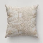 Laura Ashley Trecastle Natural Cushion