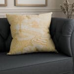 Laura Ashley Trecastle Ochre Cushion