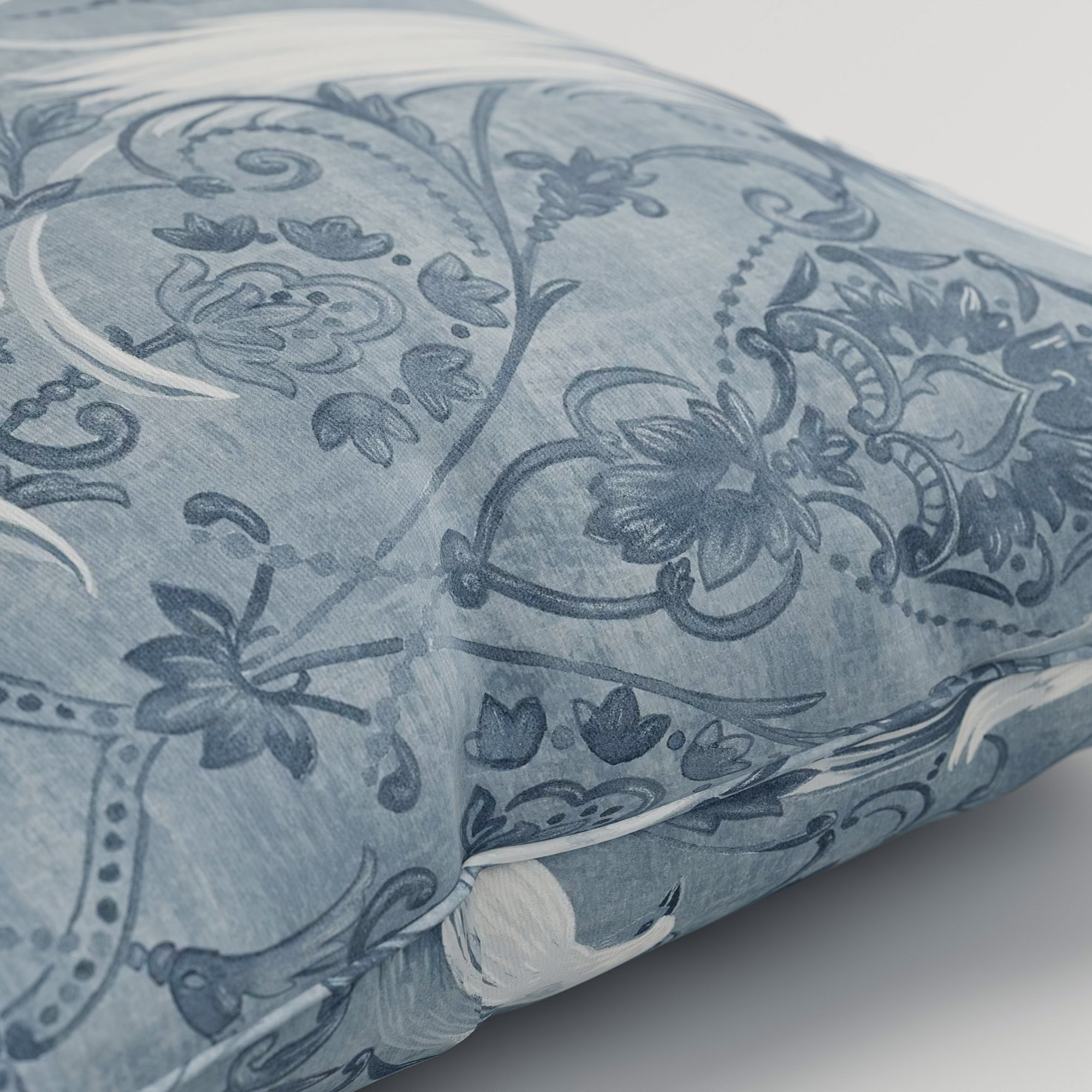 Laura Ashley Tregaron Midnight Blue Cushion - Image 3