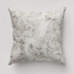 Laura Ashley Tregaron Silver Cushion