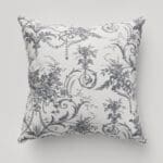 Laura Ashley Tuileries Charcoal Cushion