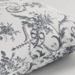 Laura Ashley Tuileries Charcoal Cushion