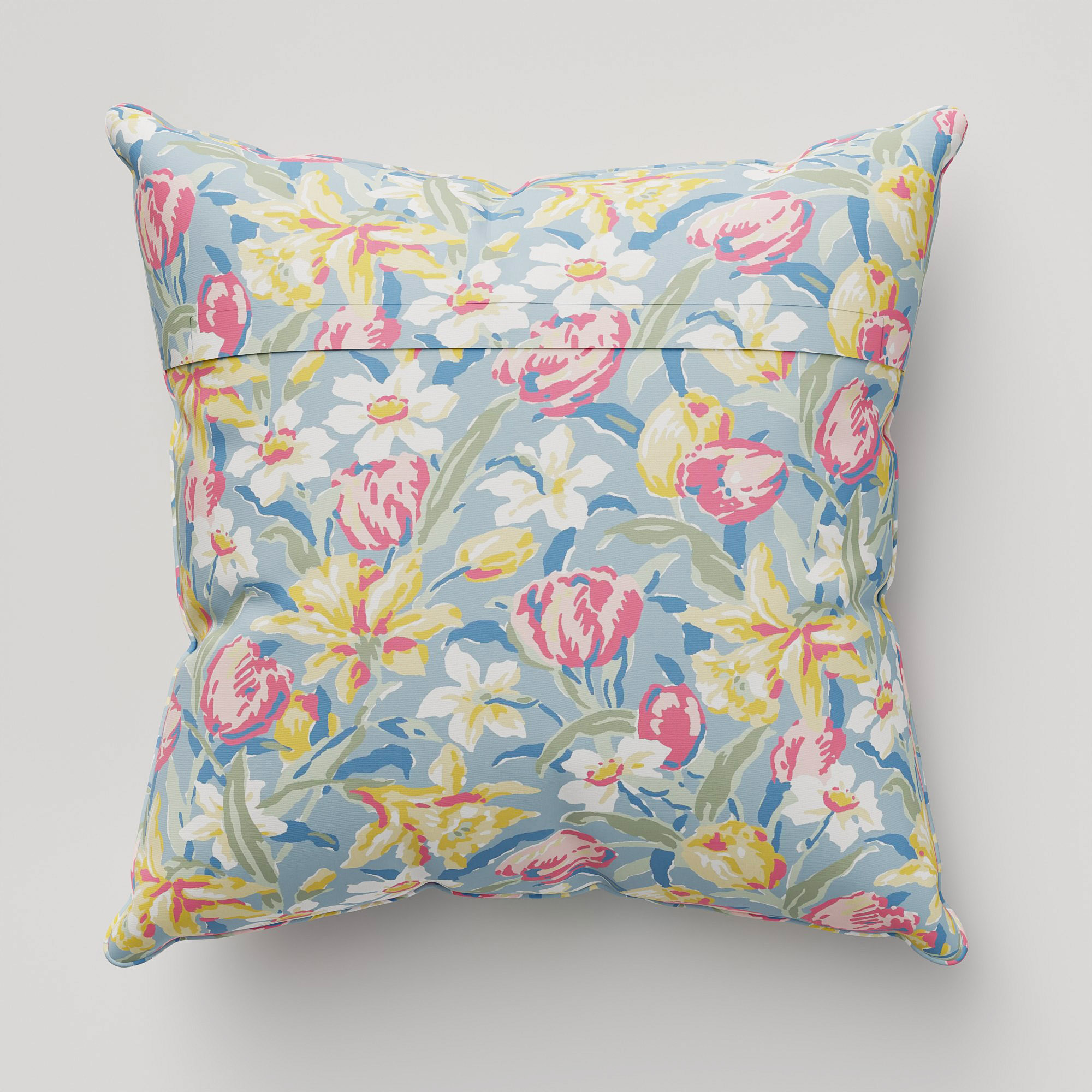 Laura Ashley Tulips China Blue Cushion - Image 5