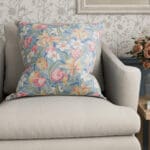 Laura Ashley Tulips China Blue Cushion