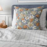 Laura Ashley Tulips Dusky Seaspray Cushion