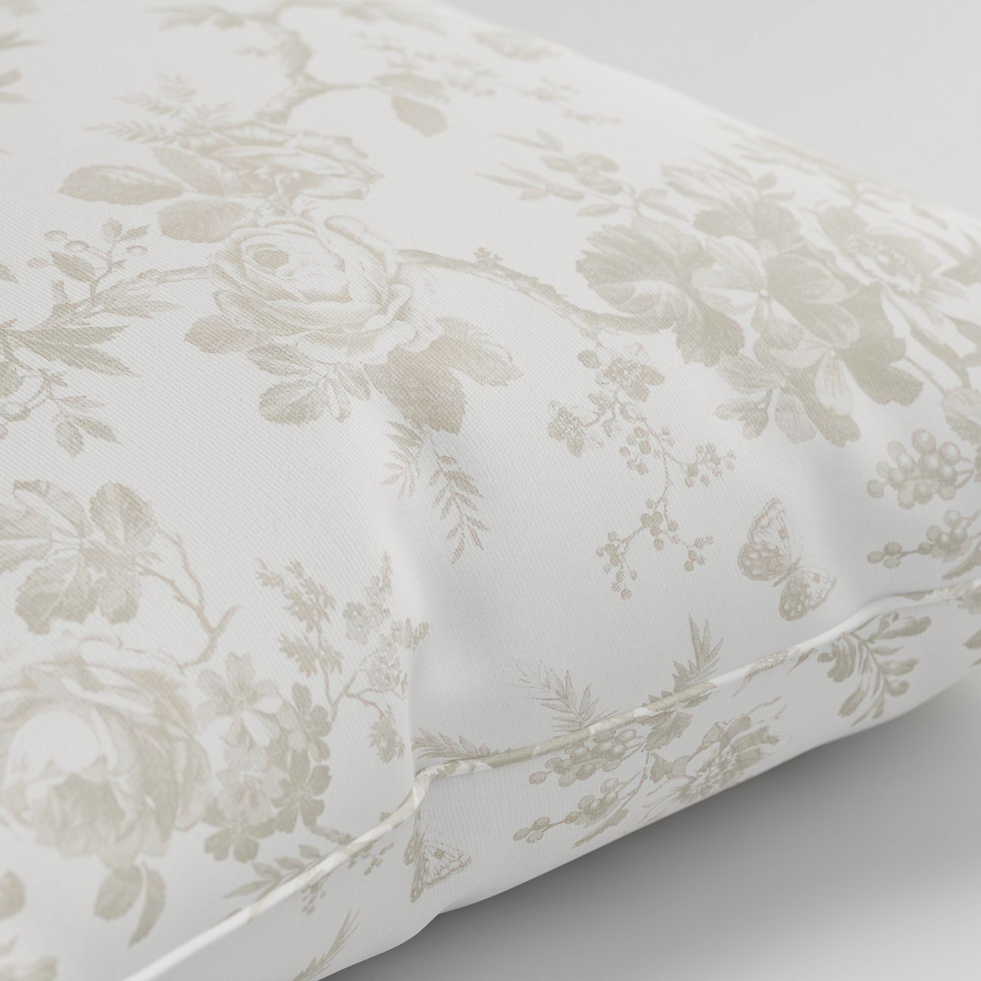 Laura Ashley Walled Garden Dove Grey Cushion - Image 3