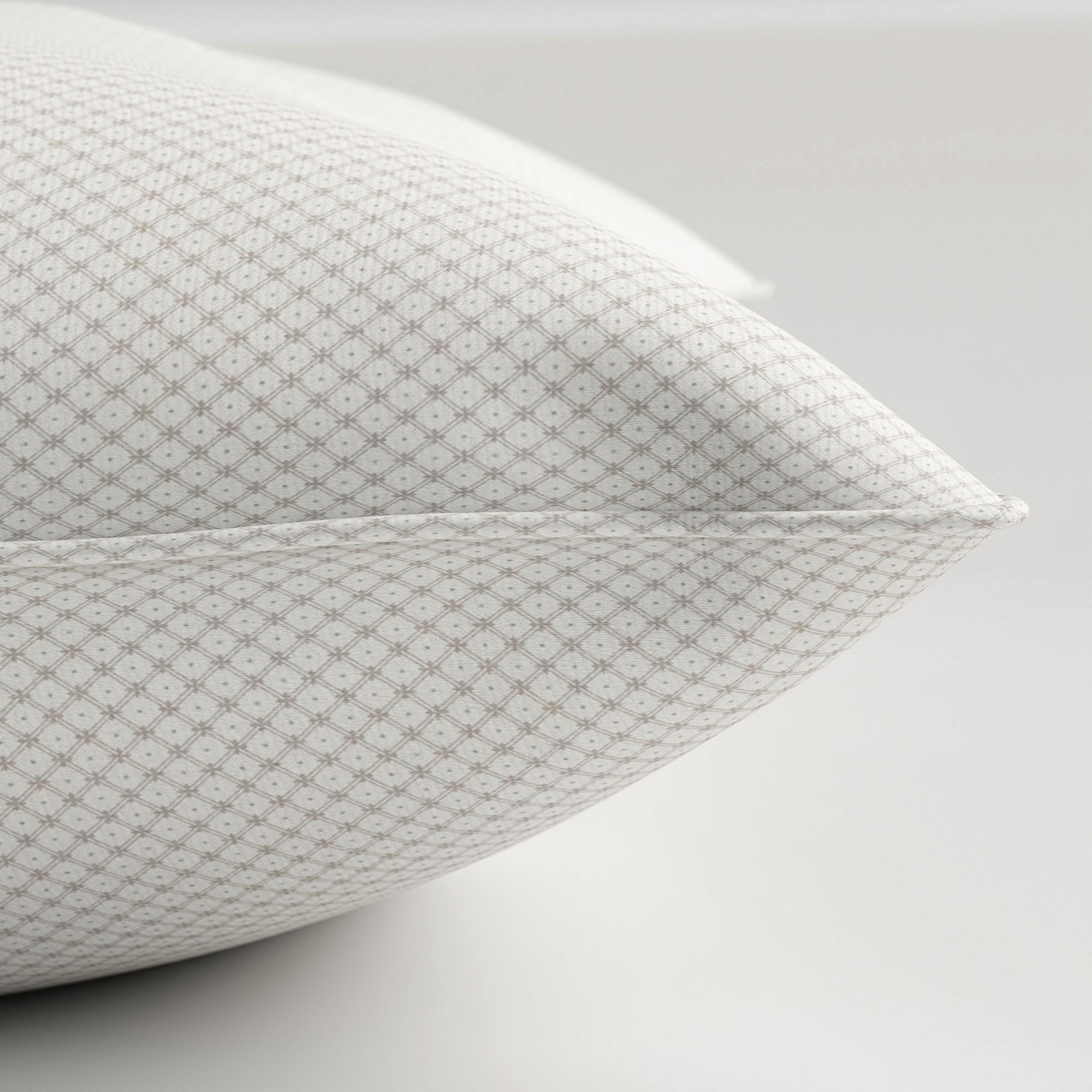 Laura Ashley Wickerwork Dove Grey Cushion - Image 4