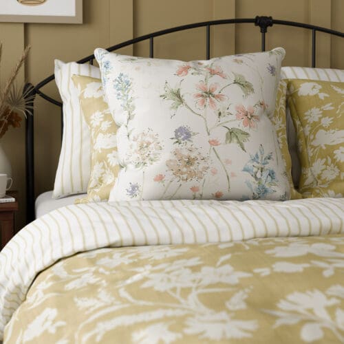 Laura Ashley Wild Meadow Chalk Pink Cushion