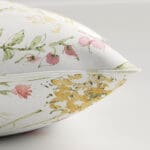 Laura Ashley Wild Meadow Coral Pink Cushion