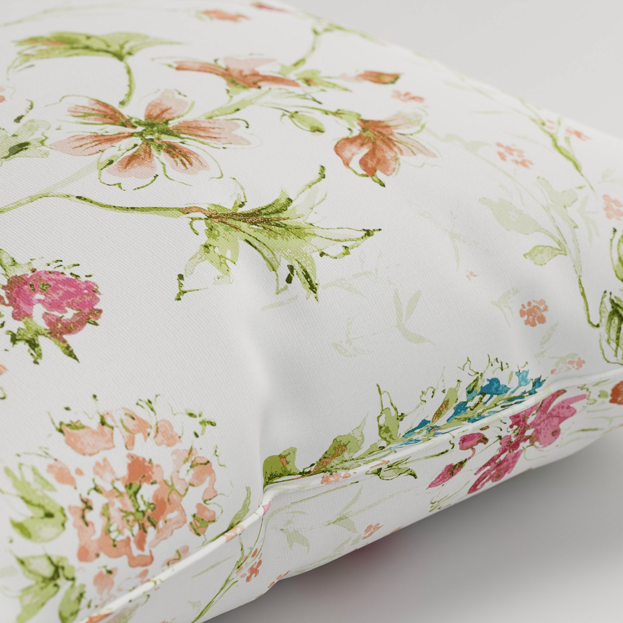 Laura Ashley Wild Meadow Crimson Cushion - Image 3