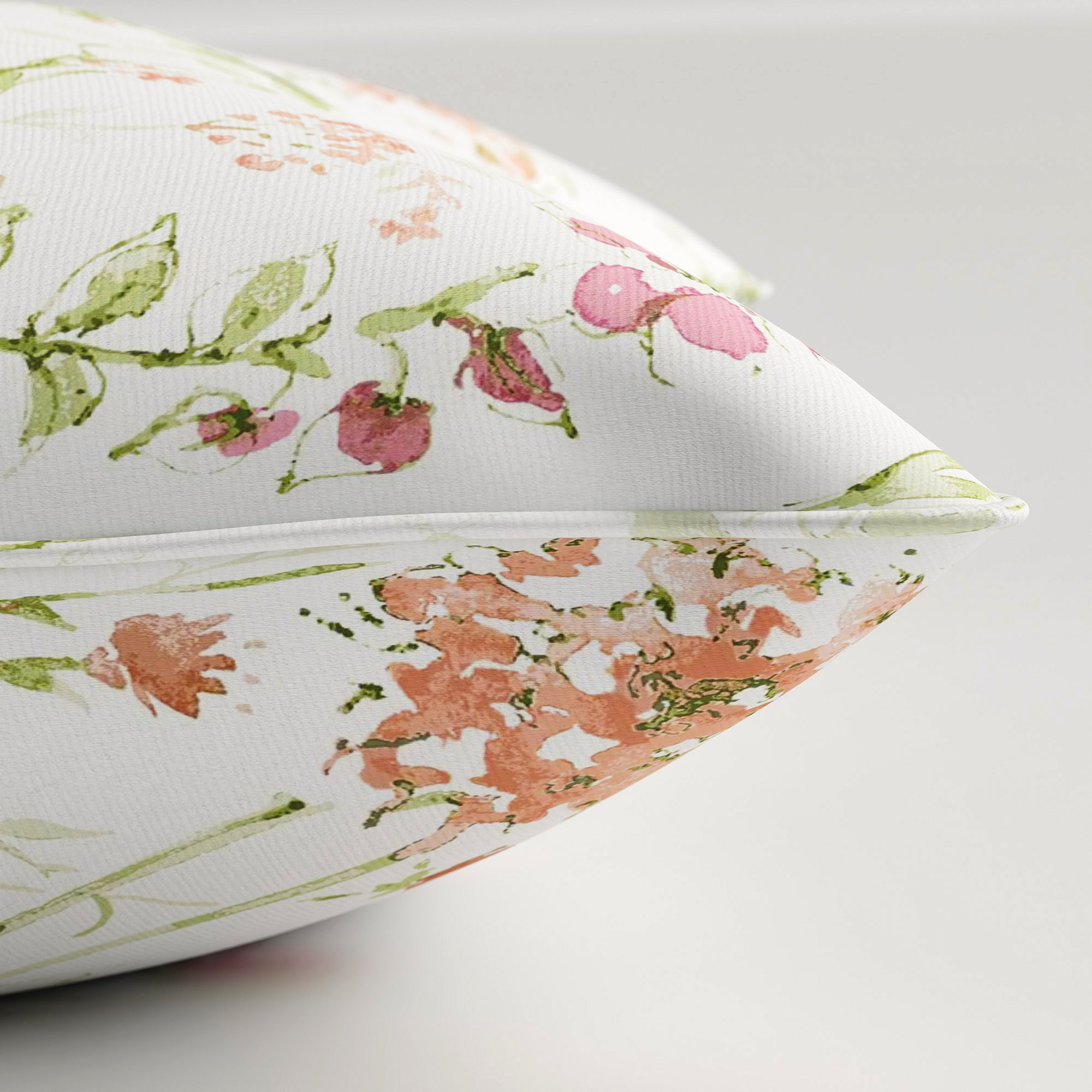 Laura Ashley Wild Meadow Crimson Cushion - Image 4