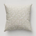 Laura Ashley Willow Leaf Chenille Natural Cushion