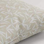 Laura Ashley Willow Leaf Chenille Natural Cushion