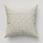 Laura Ashley Willow Leaf Chenille Natural Cushion