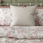Laura Ashley Willow Leaf Chenille Natural Cushion