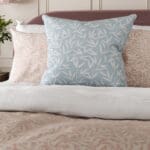 Laura Ashley Willow Leaf Chenille Pale Seaspray Cushion