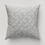 Laura Ashley Willow Leaf Chenille Steel Cushion
