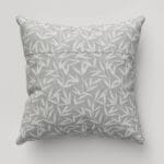 Laura Ashley Willow Leaf Chenille Steel Cushion