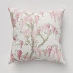Laura Ashley Wisteria Coral Pink Cushion