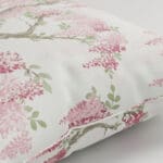 Laura Ashley Wisteria Coral Pink Cushion