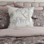 Laura Ashley Wisteria Newport Blue Cushion