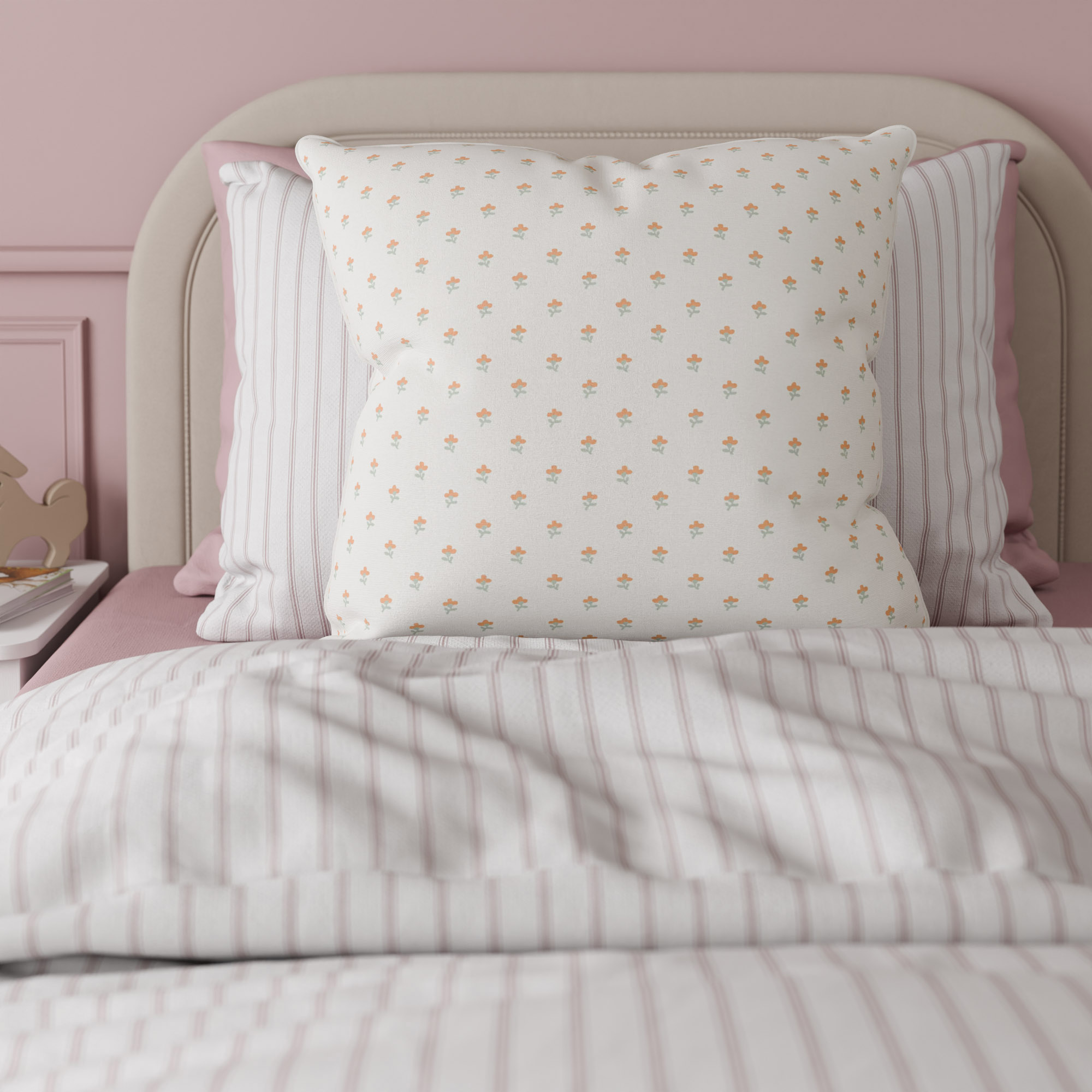 Laura Ashley Wood Violet Apricot Cushion