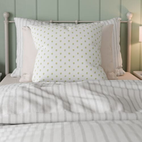 Laura Ashley Wood Violet Gold Cushion