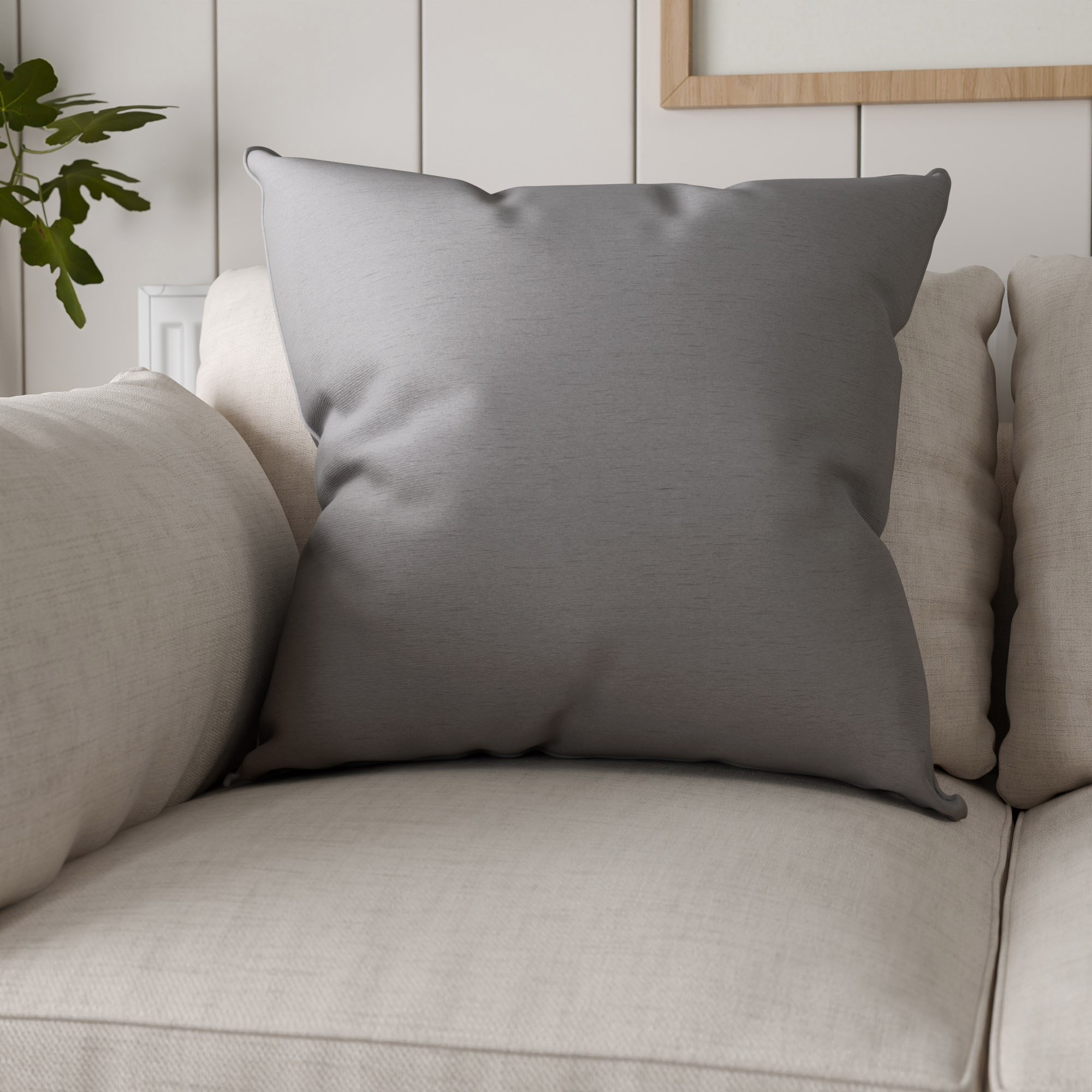Keaton Platinum Cushion