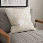 Ledger Cream Cushion