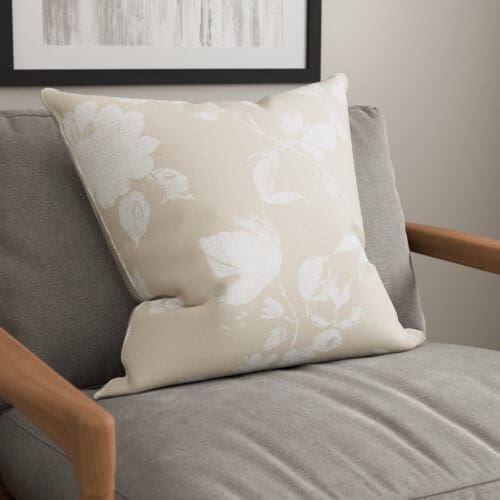 Ledger Cream Cushion