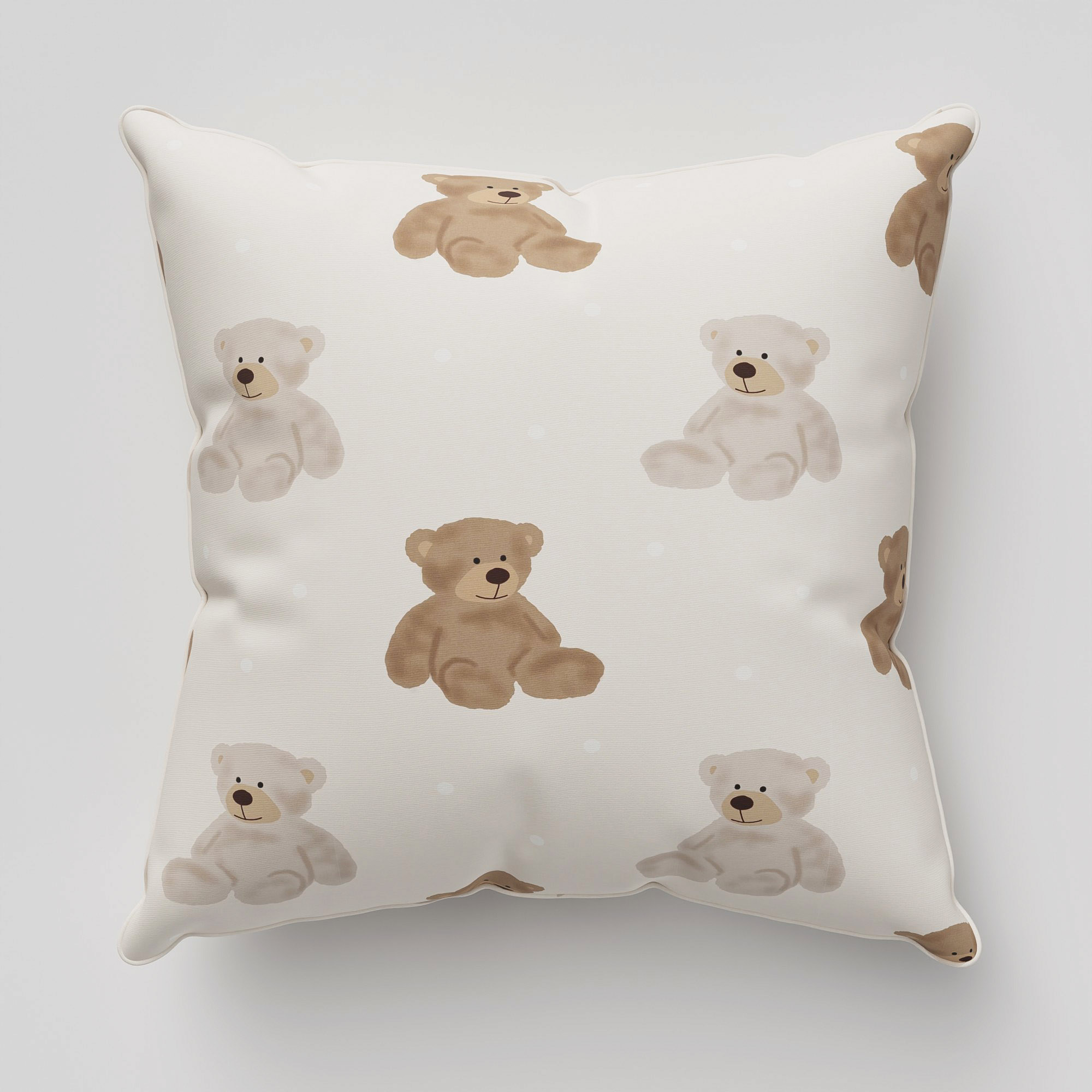 Teddies Cream Cushion - Image 2