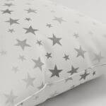 Twinkle Stars Silver Cushion