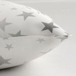 Twinkle Stars Silver Cushion